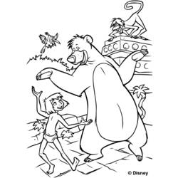 Coloring page: The Jungle Book (Animation Movies) #130030 - Printable coloring pages