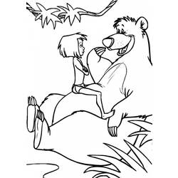 Coloring page: The Jungle Book (Animation Movies) #130031 - Printable coloring pages