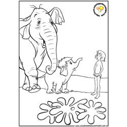 Coloring page: The Jungle Book (Animation Movies) #130033 - Printable coloring pages