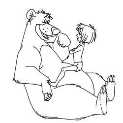 Coloring page: The Jungle Book (Animation Movies) #130036 - Printable coloring pages