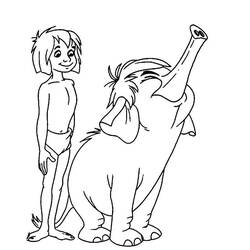 Coloring page: The Jungle Book (Animation Movies) #130037 - Printable coloring pages
