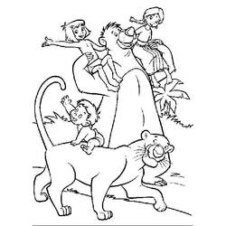 Coloring page: The Jungle Book (Animation Movies) #130038 - Printable coloring pages