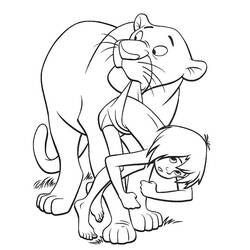 Coloring page: The Jungle Book (Animation Movies) #130048 - Free Printable Coloring Pages