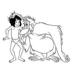 Coloring page: The Jungle Book (Animation Movies) #130073 - Printable coloring pages