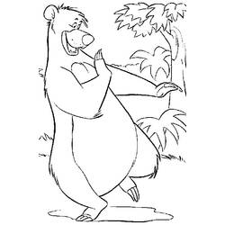 Coloring page: The Jungle Book (Animation Movies) #130104 - Printable coloring pages