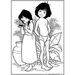 Coloring page: The Jungle Book (Animation Movies) #130116 - Printable coloring pages