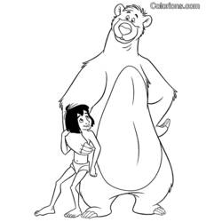 Coloring page: The Jungle Book (Animation Movies) #130145 - Free Printable Coloring Pages