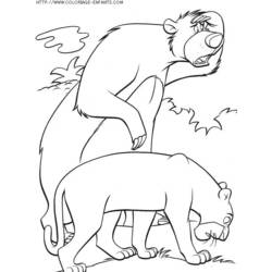 Coloring page: The Jungle Book (Animation Movies) #130155 - Free Printable Coloring Pages