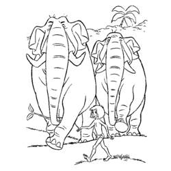 Coloring page: The Jungle Book (Animation Movies) #130194 - Free Printable Coloring Pages
