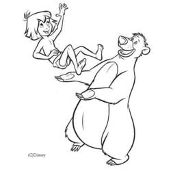 Coloring page: The Jungle Book (Animation Movies) #130236 - Free Printable Coloring Pages