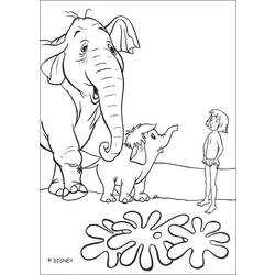 Coloring page: The Jungle Book (Animation Movies) #130275 - Printable coloring pages