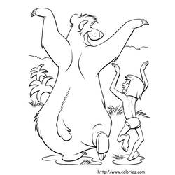 Coloring page: The Jungle Book (Animation Movies) #130293 - Printable coloring pages