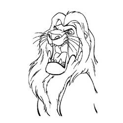 Coloring page: The Lion King (Animation Movies) #73619 - Free Printable Coloring Pages
