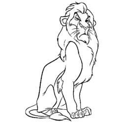 Coloring page: The Lion King (Animation Movies) #73630 - Printable coloring pages
