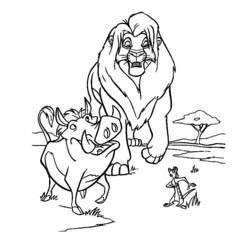 Coloring page: The Lion King (Animation Movies) #73683 - Free Printable Coloring Pages