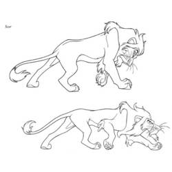 Coloring page: The Lion King (Animation Movies) #73739 - Free Printable Coloring Pages