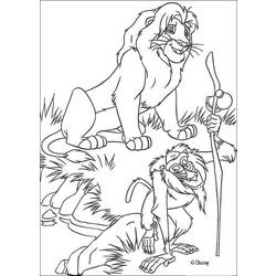 Coloring page: The Lion King (Animation Movies) #73753 - Free Printable Coloring Pages