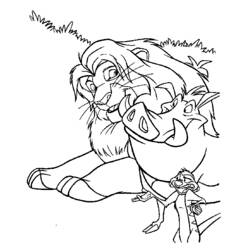 Coloring page: The Lion King (Animation Movies) #73757 - Free Printable Coloring Pages