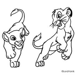 Coloring page: The Lion King (Animation Movies) #73783 - Free Printable Coloring Pages