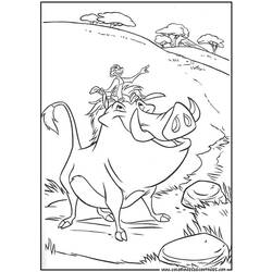 Coloring page: The Lion King (Animation Movies) #73795 - Free Printable Coloring Pages