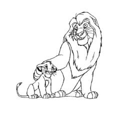Coloring page: The Lion King (Animation Movies) #73902 - Free Printable Coloring Pages