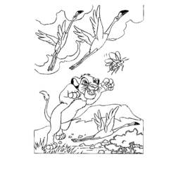 Coloring page: The Lion King (Animation Movies) #73909 - Free Printable Coloring Pages
