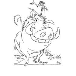 Coloring page: The Lion King (Animation Movies) #73953 - Free Printable Coloring Pages