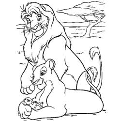 Coloring page: The Lion King (Animation Movies) #73955 - Printable coloring pages