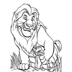Coloring page: The Lion King (Animation Movies) #73958 - Free Printable Coloring Pages