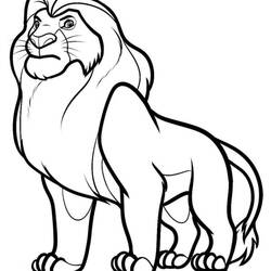 Coloring page: The Lion King (Animation Movies) #74007 - Printable coloring pages