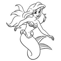 Coloring page: The Little Mermaid (Animation Movies) #127233 - Free Printable Coloring Pages