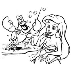 Coloring page: The Little Mermaid (Animation Movies) #127256 - Free Printable Coloring Pages