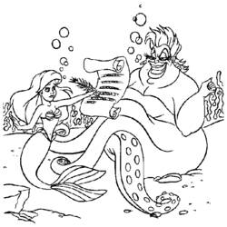 Coloring page: The Little Mermaid (Animation Movies) #127258 - Free Printable Coloring Pages