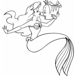 Coloring page: The Little Mermaid (Animation Movies) #127261 - Free Printable Coloring Pages