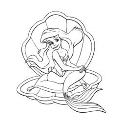 Coloring page: The Little Mermaid (Animation Movies) #127270 - Free Printable Coloring Pages