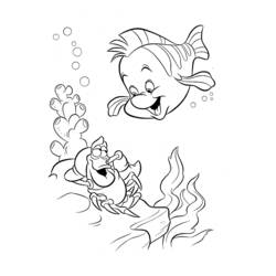 Coloring page: The Little Mermaid (Animation Movies) #127279 - Printable coloring pages