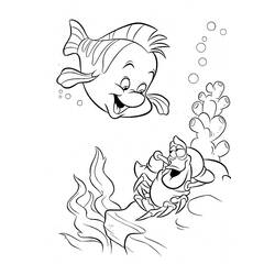 Coloring page: The Little Mermaid (Animation Movies) #127288 - Printable coloring pages