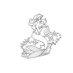 Coloring page: The Little Mermaid (Animation Movies) #127289 - Free Printable Coloring Pages