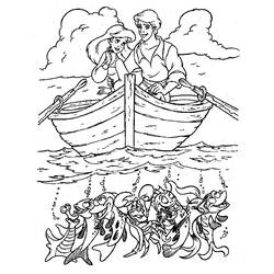 Coloring page: The Little Mermaid (Animation Movies) #127291 - Free Printable Coloring Pages