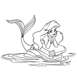 Coloring page: The Little Mermaid (Animation Movies) #127295 - Free Printable Coloring Pages