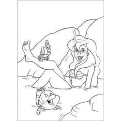 Coloring page: The Little Mermaid (Animation Movies) #127299 - Free Printable Coloring Pages