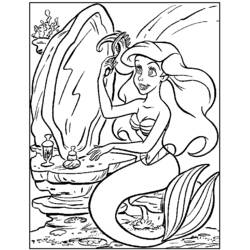 Coloring page: The Little Mermaid (Animation Movies) #127305 - Free Printable Coloring Pages