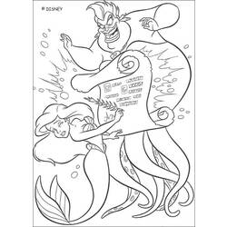 Coloring page: The Little Mermaid (Animation Movies) #127318 - Free Printable Coloring Pages