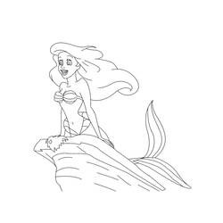 Coloring page: The Little Mermaid (Animation Movies) #127329 - Free Printable Coloring Pages