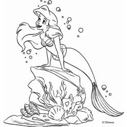 Coloring page: The Little Mermaid (Animation Movies) #127338 - Printable coloring pages