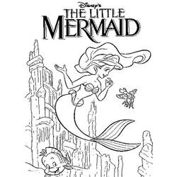 Coloring page: The Little Mermaid (Animation Movies) #127348 - Free Printable Coloring Pages