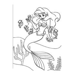 Coloring page: The Little Mermaid (Animation Movies) #127349 - Free Printable Coloring Pages
