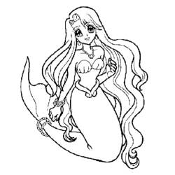Coloring page: The Little Mermaid (Animation Movies) #127350 - Free Printable Coloring Pages