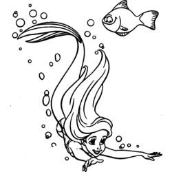 Coloring page: The Little Mermaid (Animation Movies) #127353 - Free Printable Coloring Pages