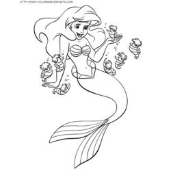 Coloring page: The Little Mermaid (Animation Movies) #127362 - Free Printable Coloring Pages
